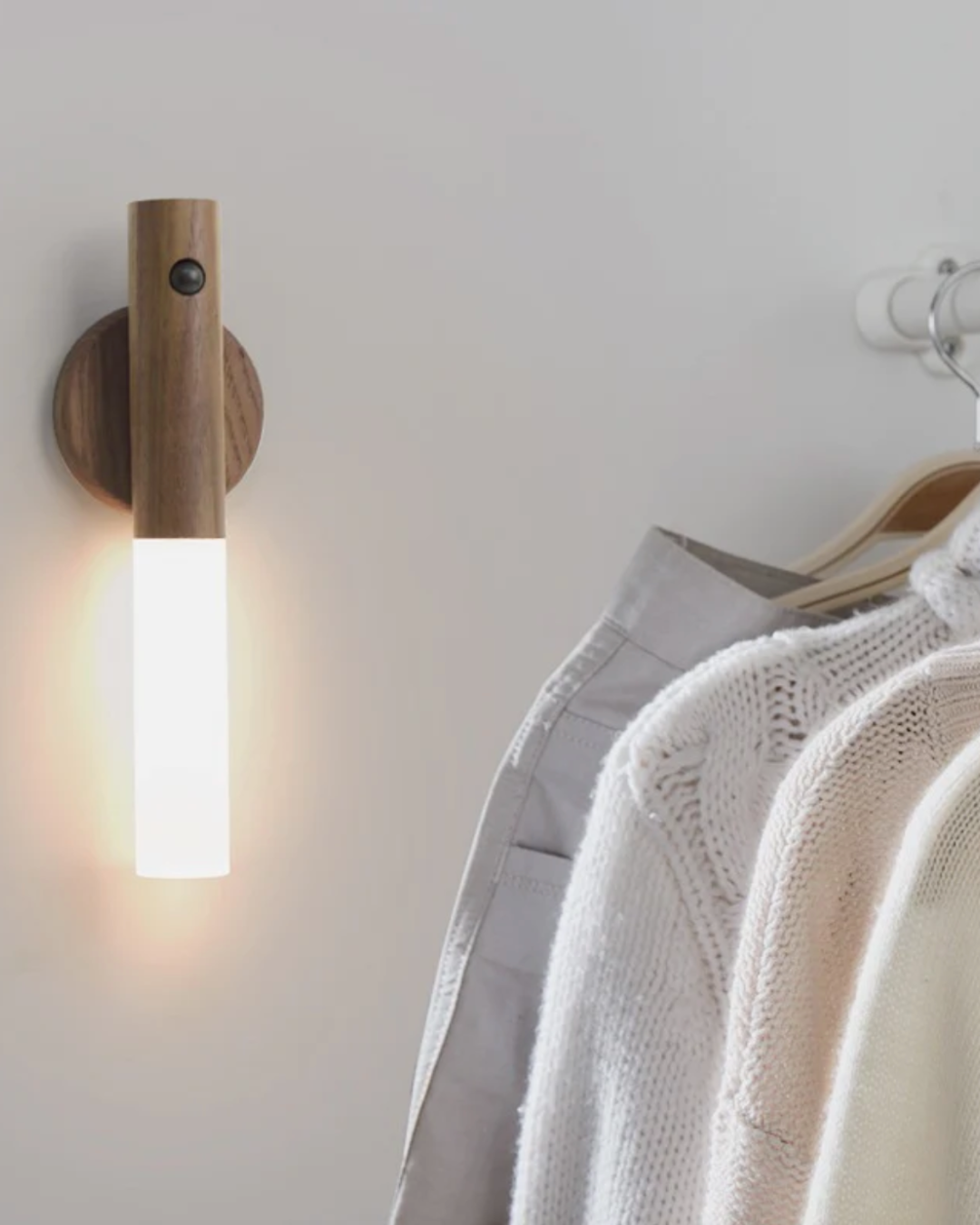 Arne - Rechargeable Wooden Sconce