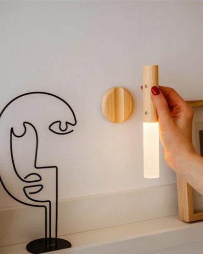 Arne - Rechargeable Wooden Sconce