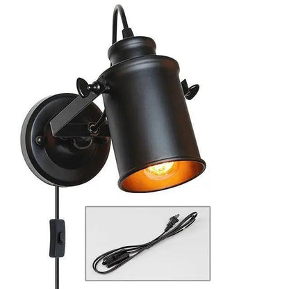 Aleah - Industrial Plug In Wall Sconce