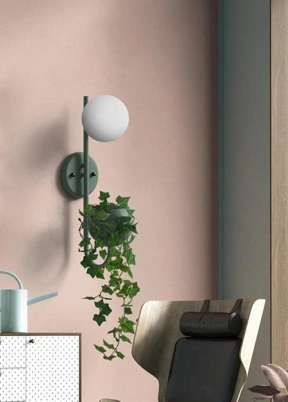 Kelda - Nordic Planter Light Sconce