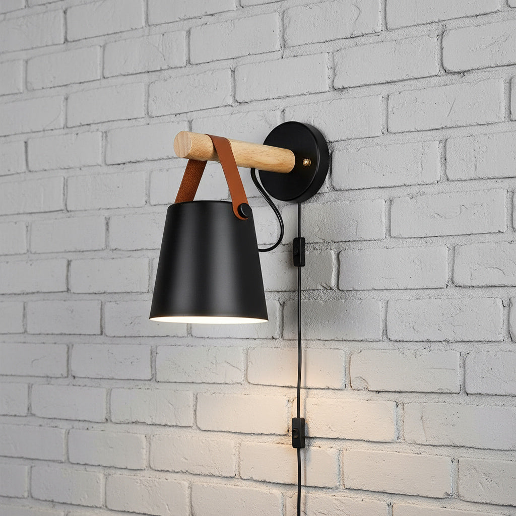 Marit - Nordic Wooden Wall Lights for Bedroom